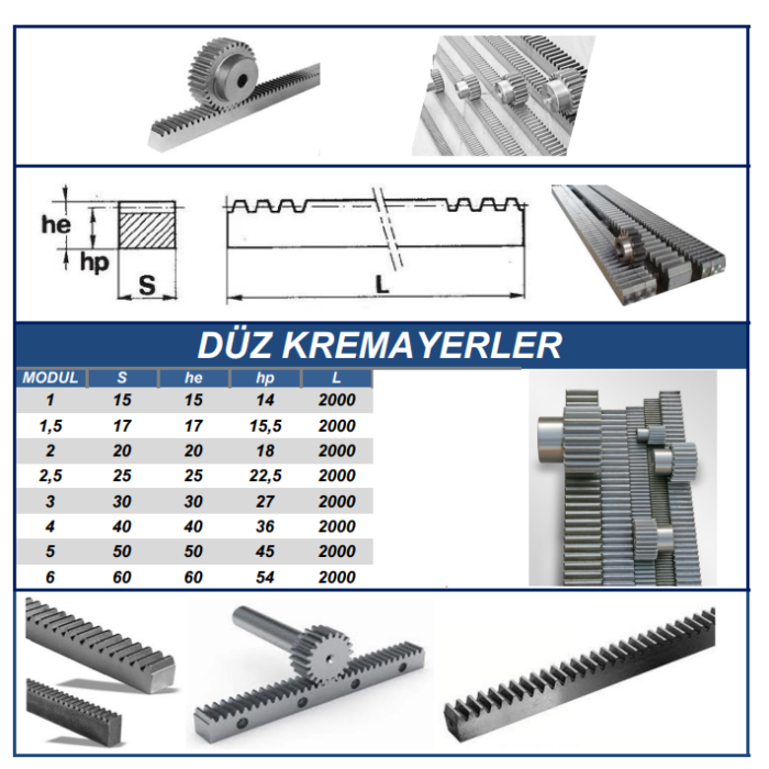 2 Modül Düz Kremayer 20X20X3000MM ( 3 Metre Deliksiz ) - Görsel 2