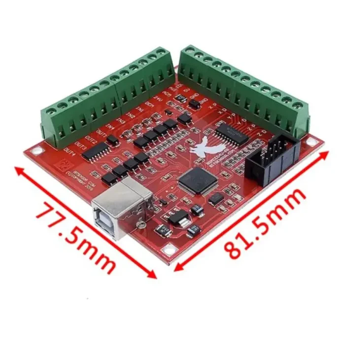 4 Eksen Usb CNC Kontrol Kartı (MACH3 Uyumlu) - Görsel 3