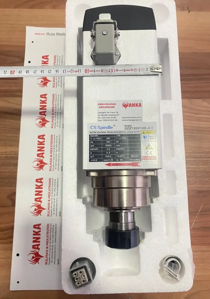 4,5 kw CS Spindle Motor - Görsel 4