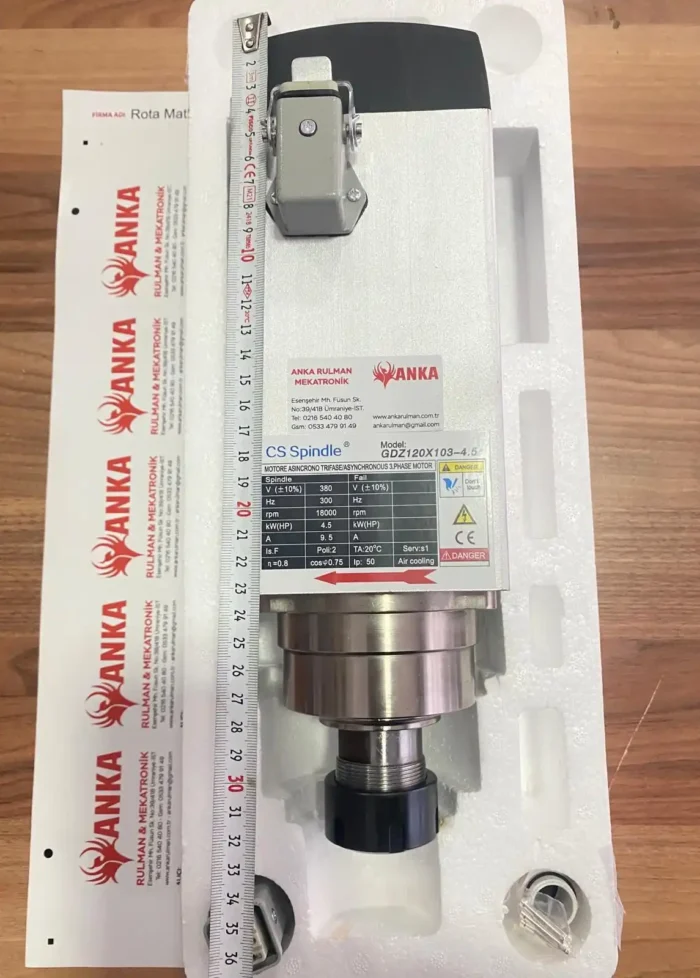 4,5 kw CS Spindle Motor - Görsel 3