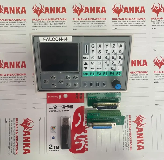 4 Eksen CNC Kontrol Ünitesi Smc 4-4-16A16B  Falcon-İ4