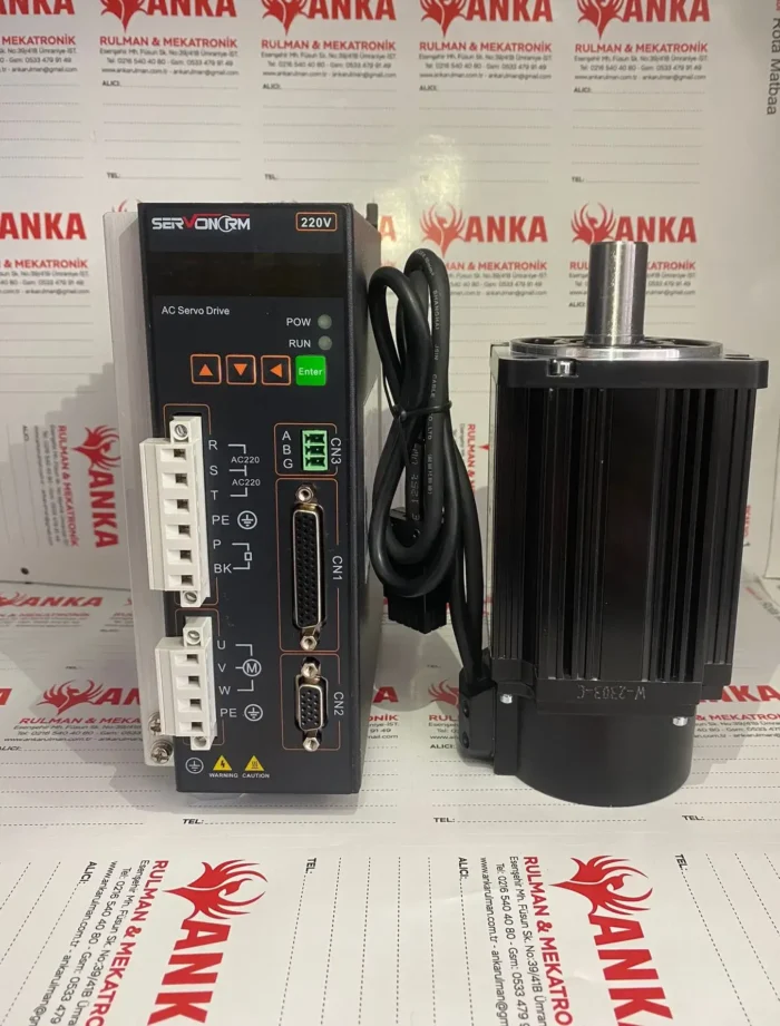 0.75 kW Servo Motor Set 2.4 Nm 80LZ-M02430 Sürücü + Kablo Takım - Görsel 3