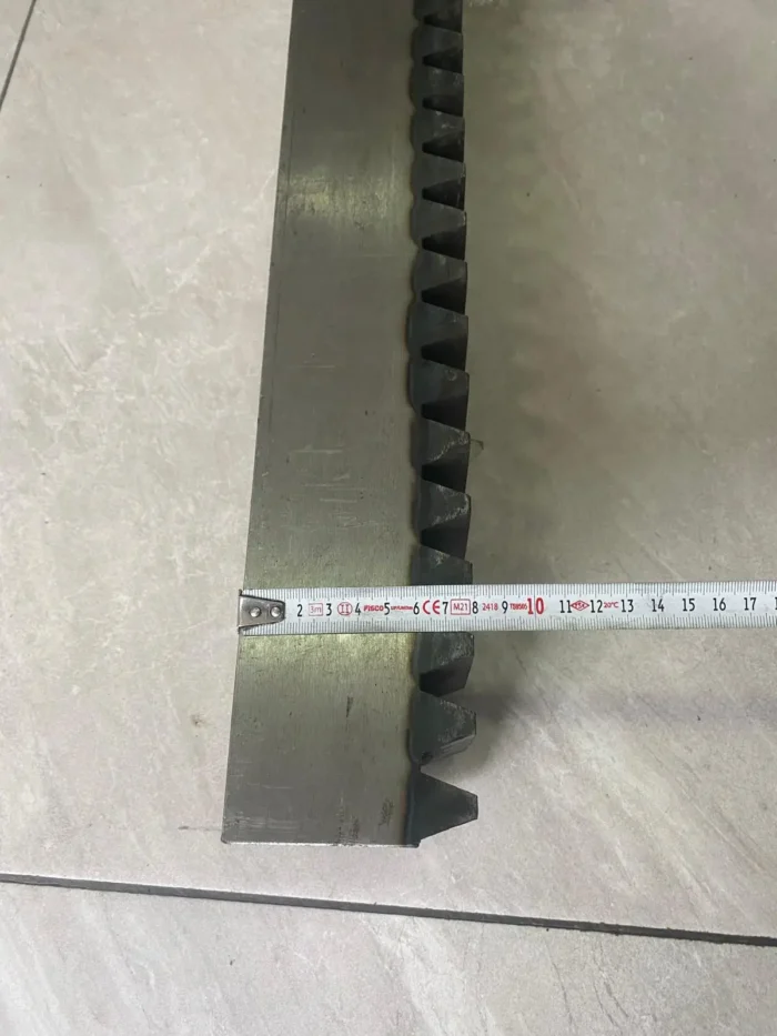 8 Modül Düz Kremayer 80X80X2000 MM ( 2 Metre Deliksiz ) - Görsel 3